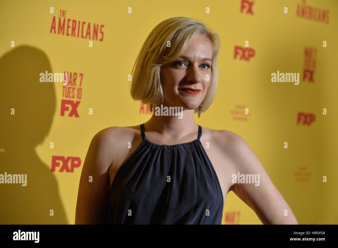 New York, USA. 25th February 2017. Suzy Jane Hunt attends 'The Americans' Season 5 Premiere at DGA Theater on February 25, 2017 in New York City. Erik Pendzich/Alamy Live News Stock Photo