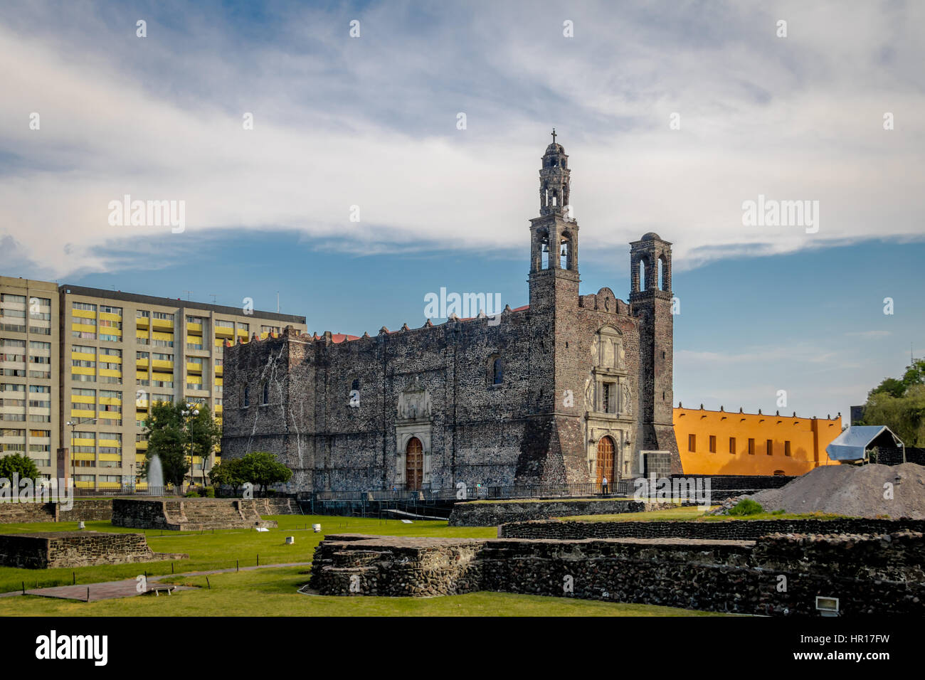 Plaza de las Tres Culturas (Three Culture Square) at Tlatelolco - Mexico  City, Mexico Stock Photo - Alamy