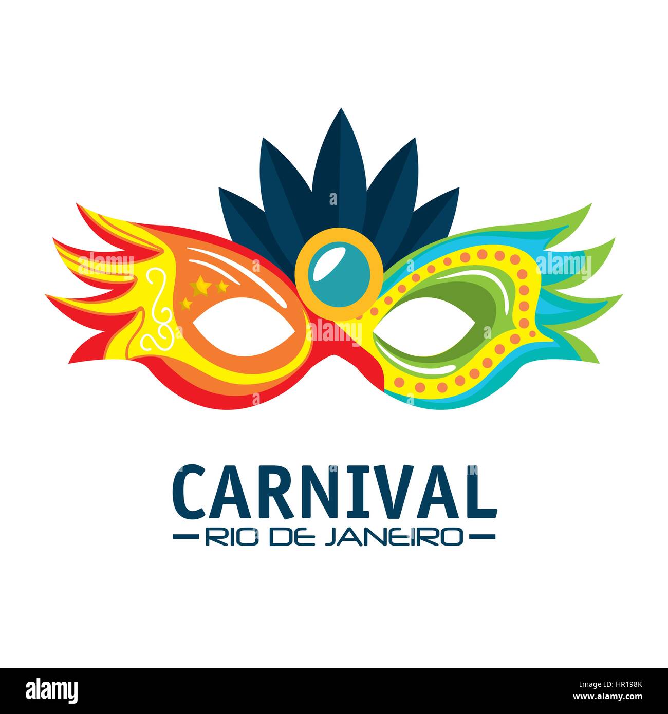 mask carnival rio de janeiro party Stock Vector Image & Art - Alamy