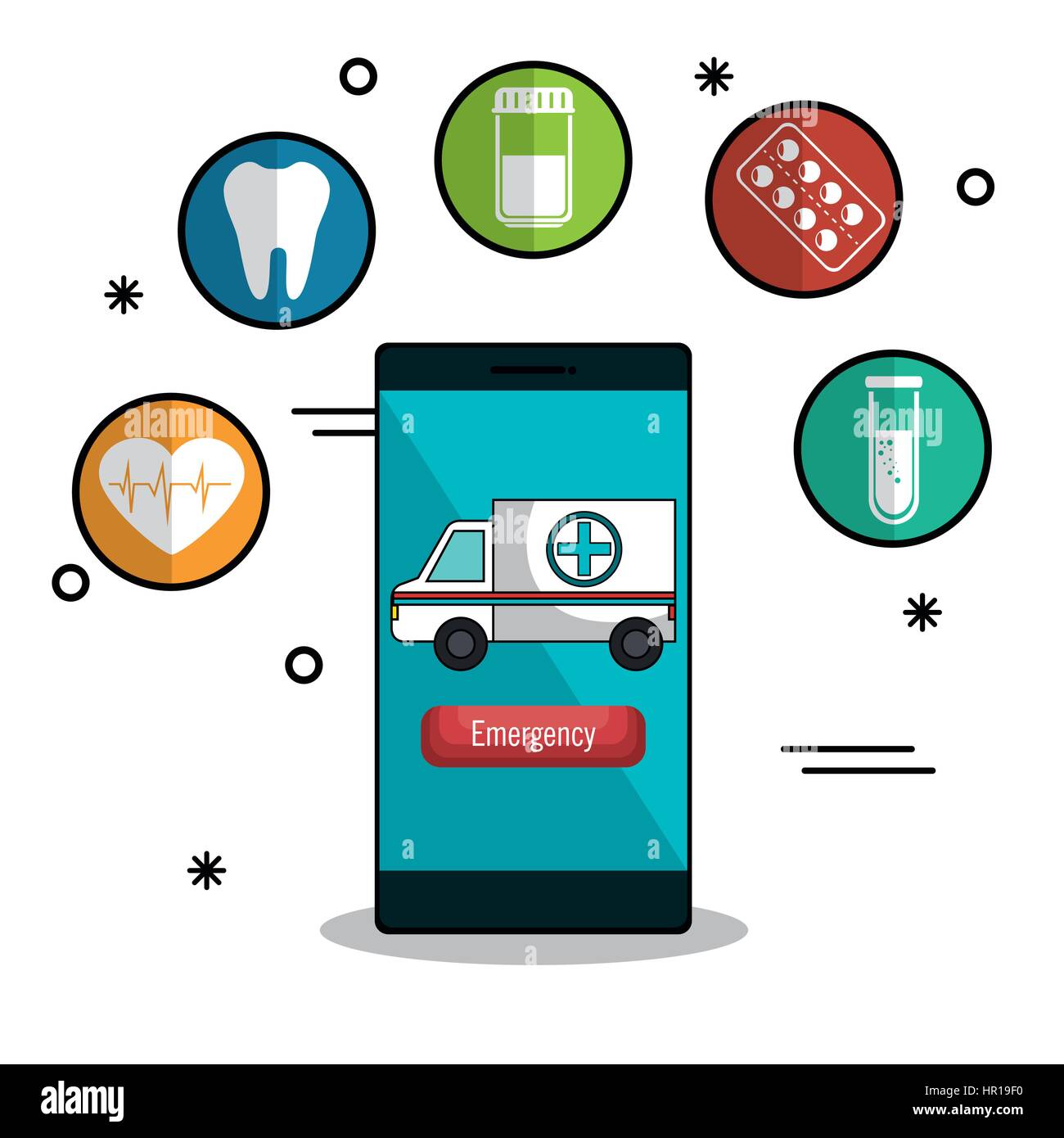 mobile health technology icons Stock Vector Image & Art Alamy