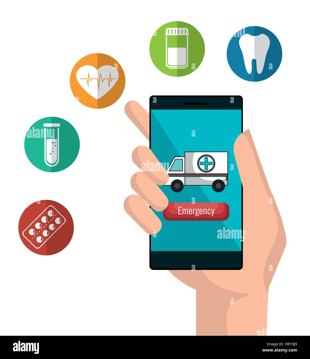 mobile health technology icons Stock Vector Image & Art Alamy