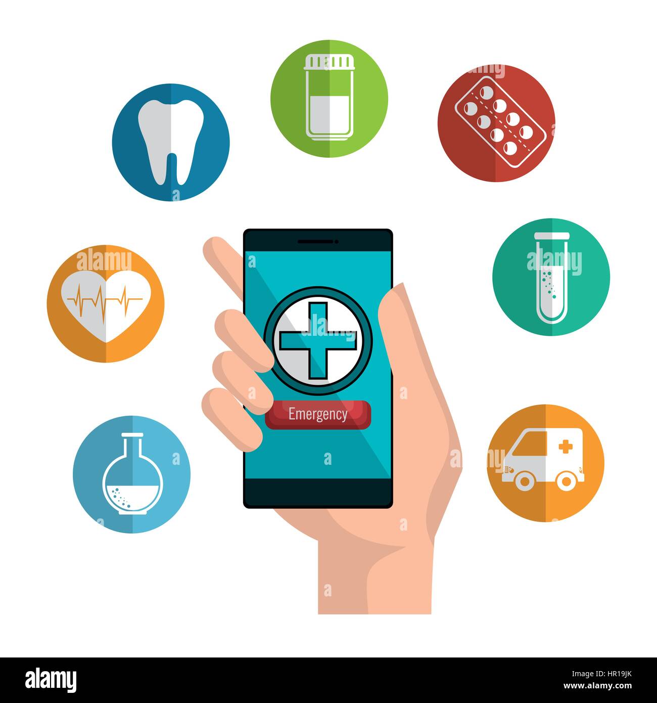 mobile health technology icons Stock Vector Image & Art Alamy