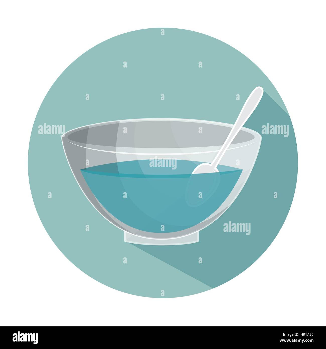 dish and spoon isolated icon Stock Vector Image & Art - Alamy