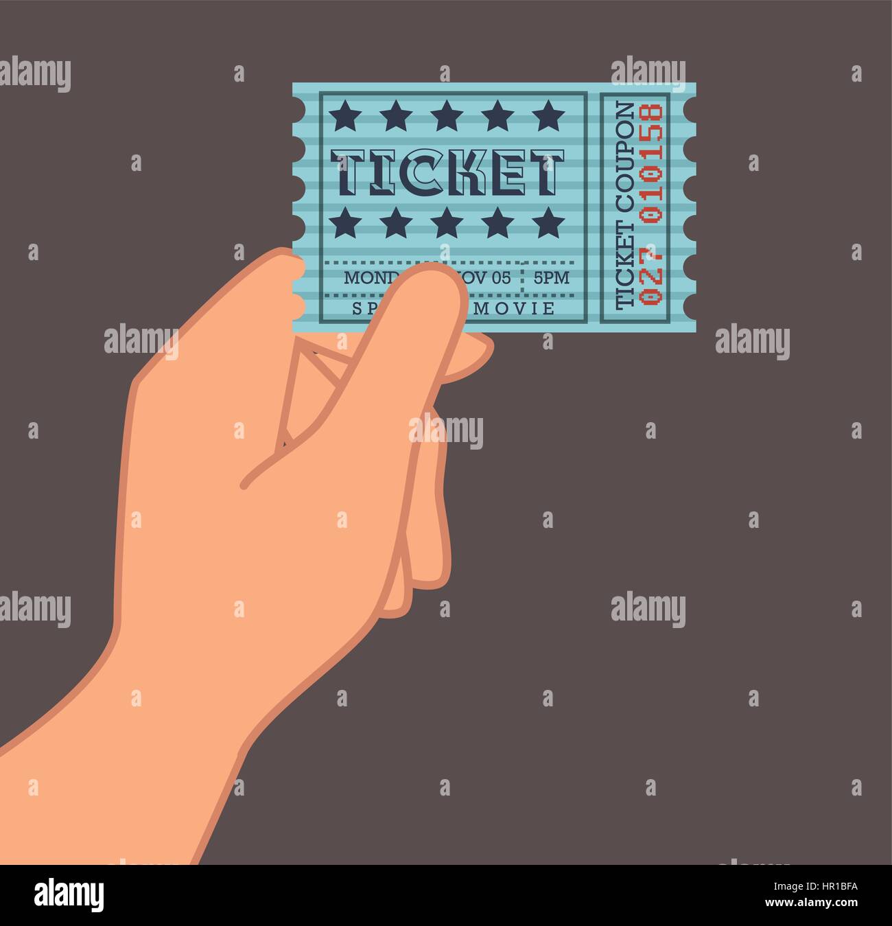 cinema ticket entrance icon Stock Vector Image & Art - Alamy
