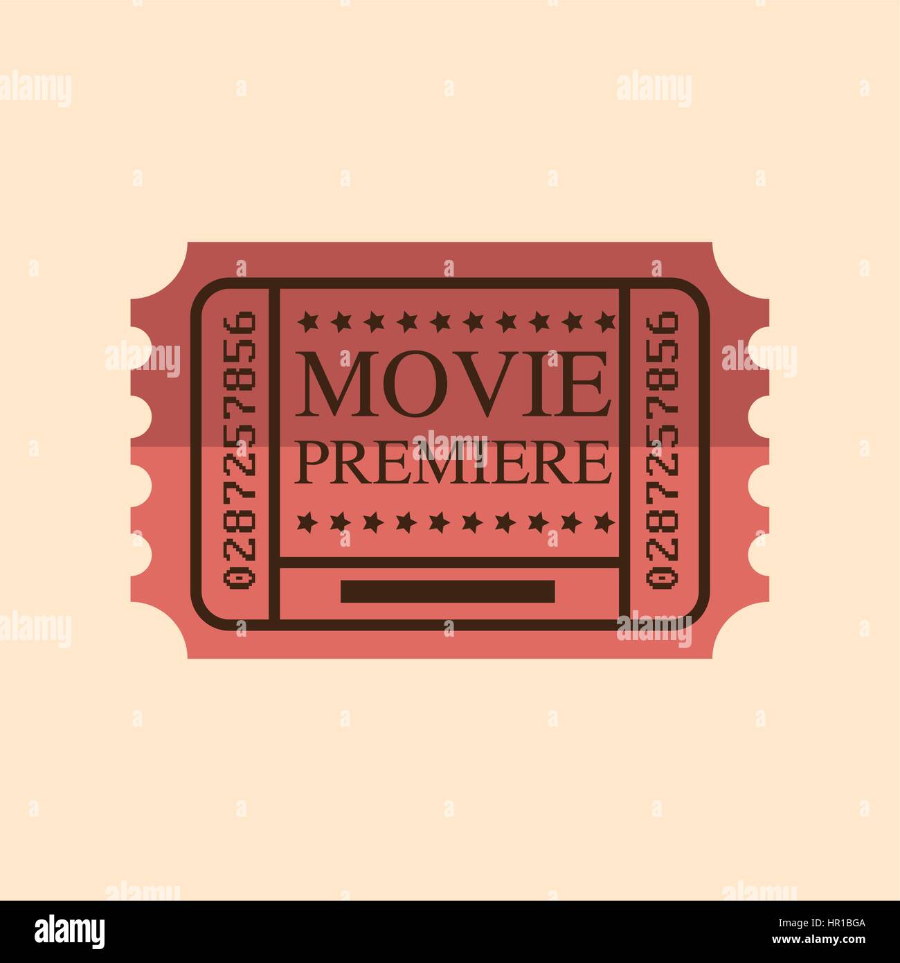 cinema ticket entrance icon Stock Vector Image & Art - Alamy