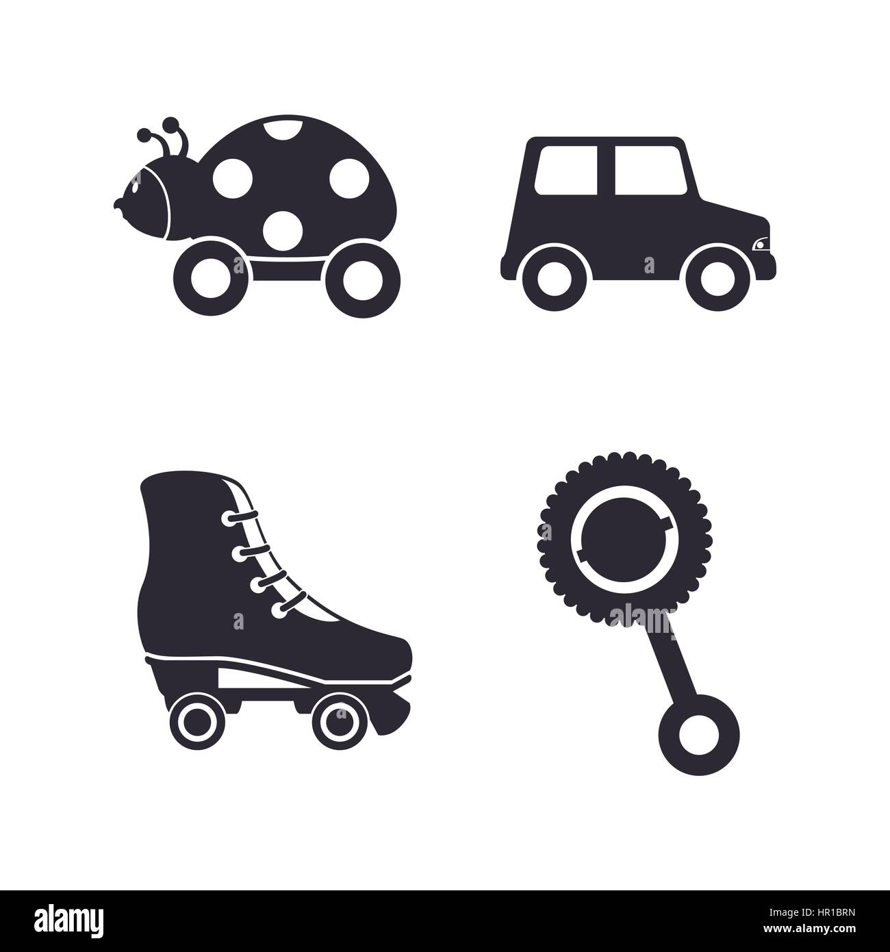set kids toys icons Stock Vector Image & Art - Alamy