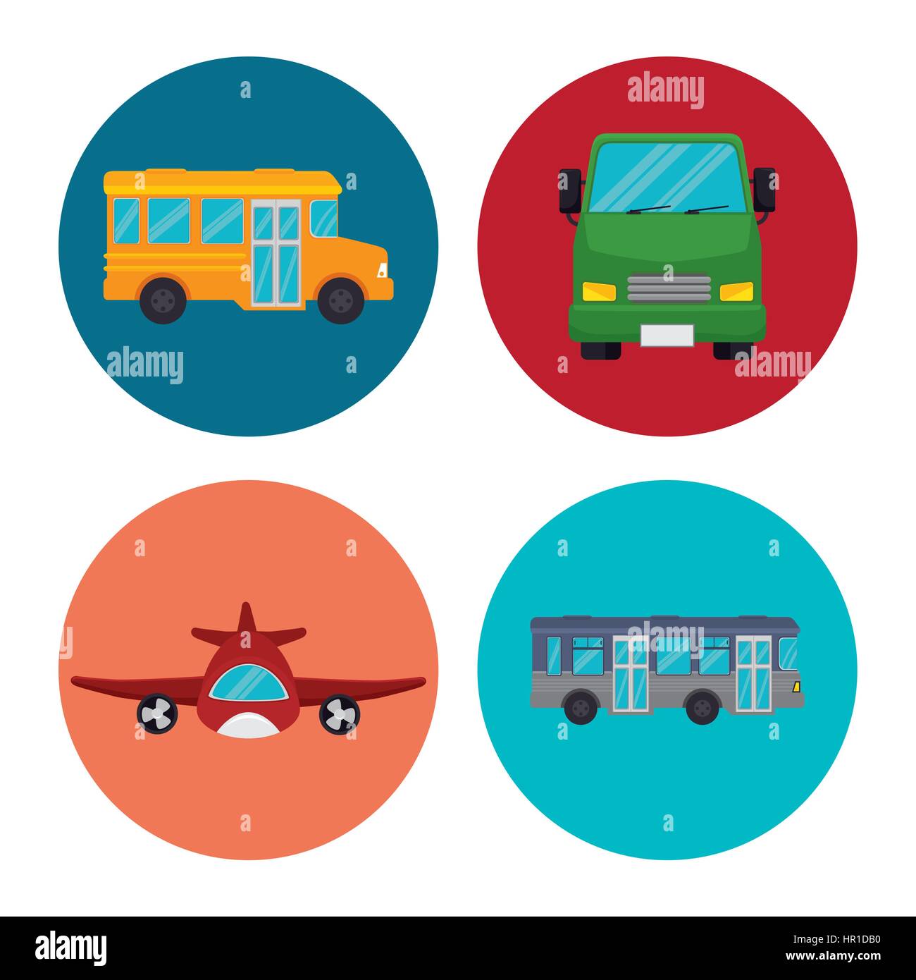 means of transport icons Stock Vector Image & Art - Alamy
