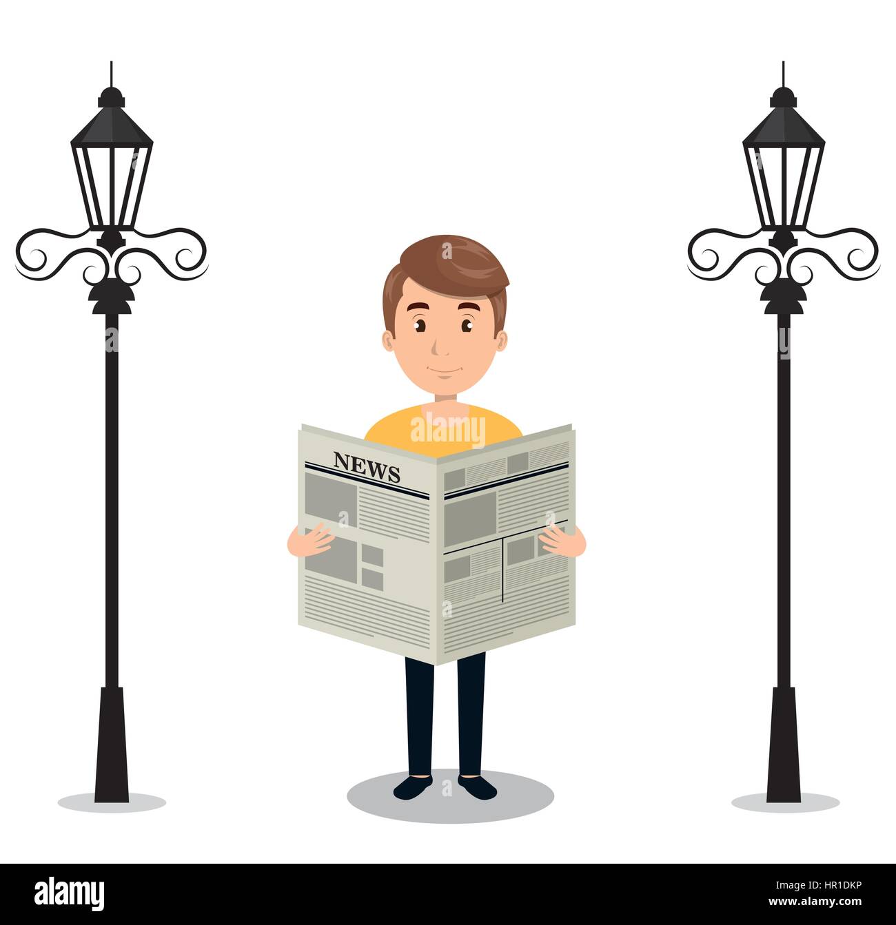 Sketch People Reading Stock Photos Sketch People Reading