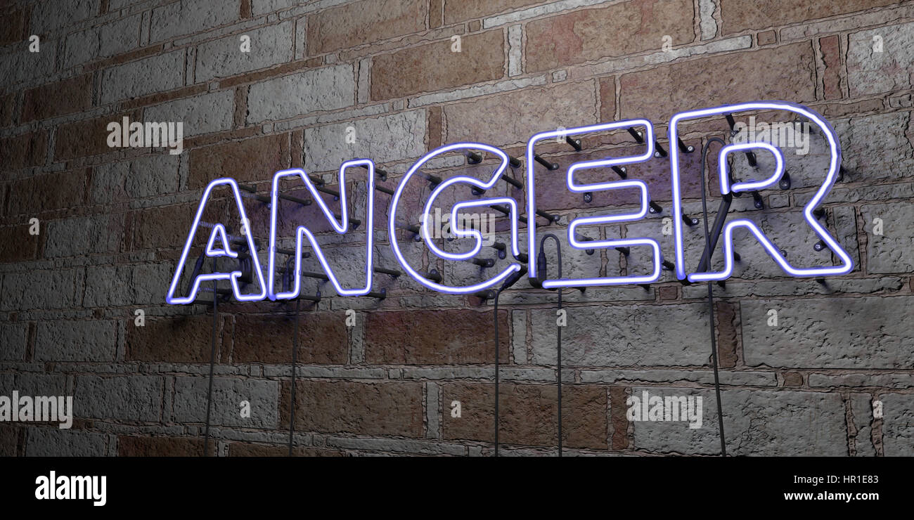 Anger typography illustration hi-res stock photography and images - Alamy