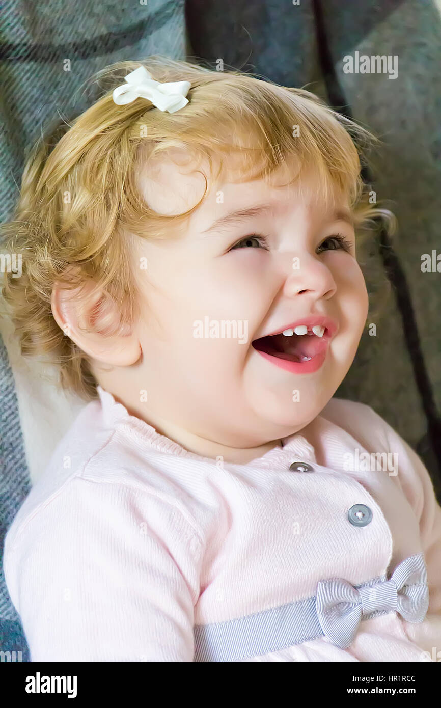 Image of the beautiful cute infant girl Stock Photo - Alamy