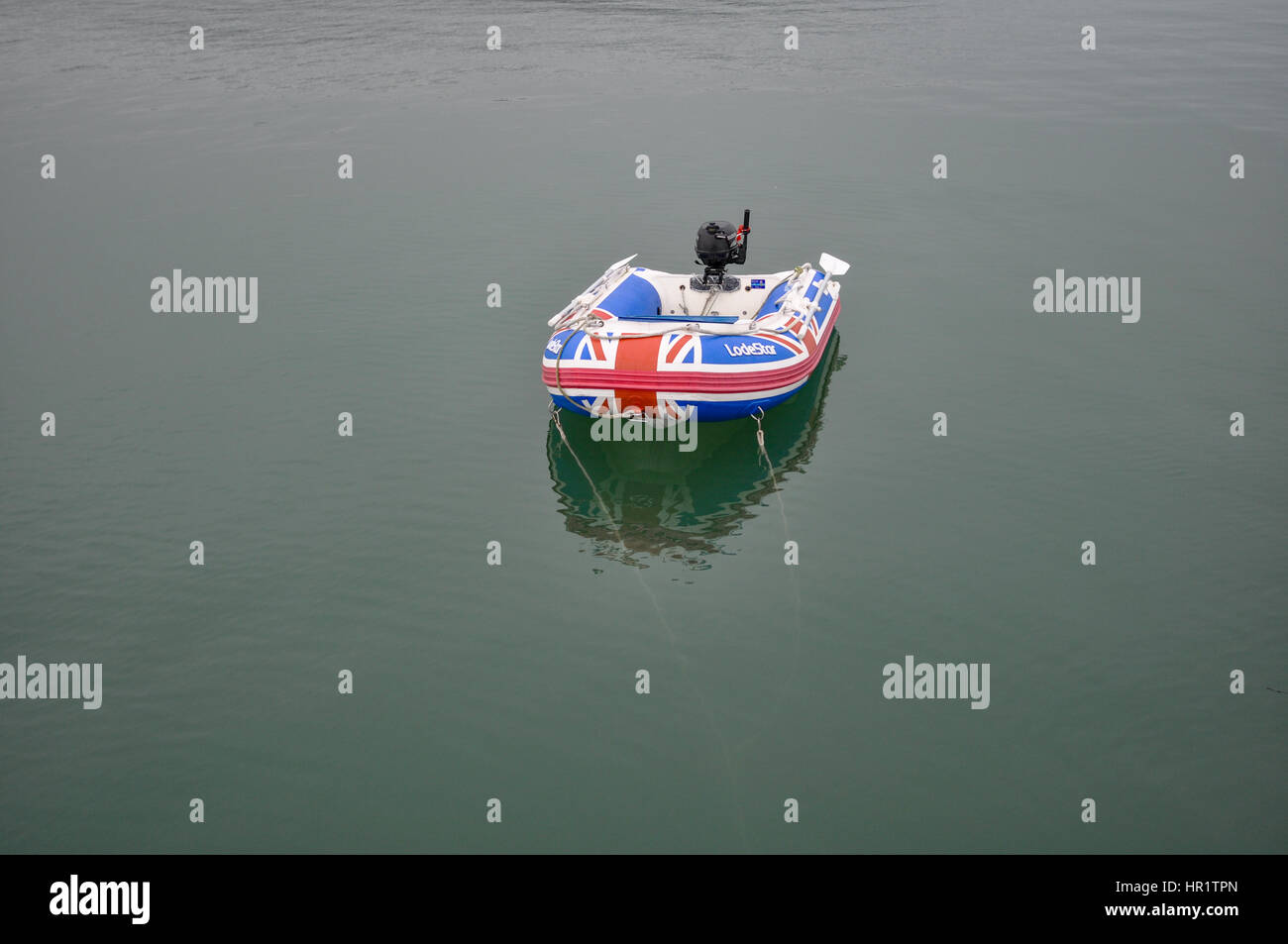 Inflatable with towing bridle High Resolution Stock Photography and