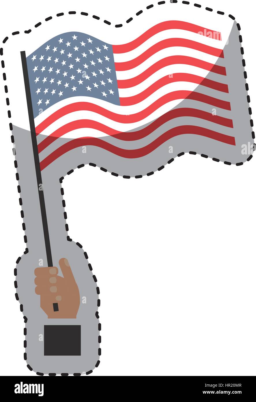 united states of america flag emblem Stock Vector Image & Art - Alamy