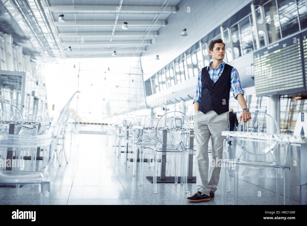 Handsome male model in twenties hi-res stock photography and images - Alamy