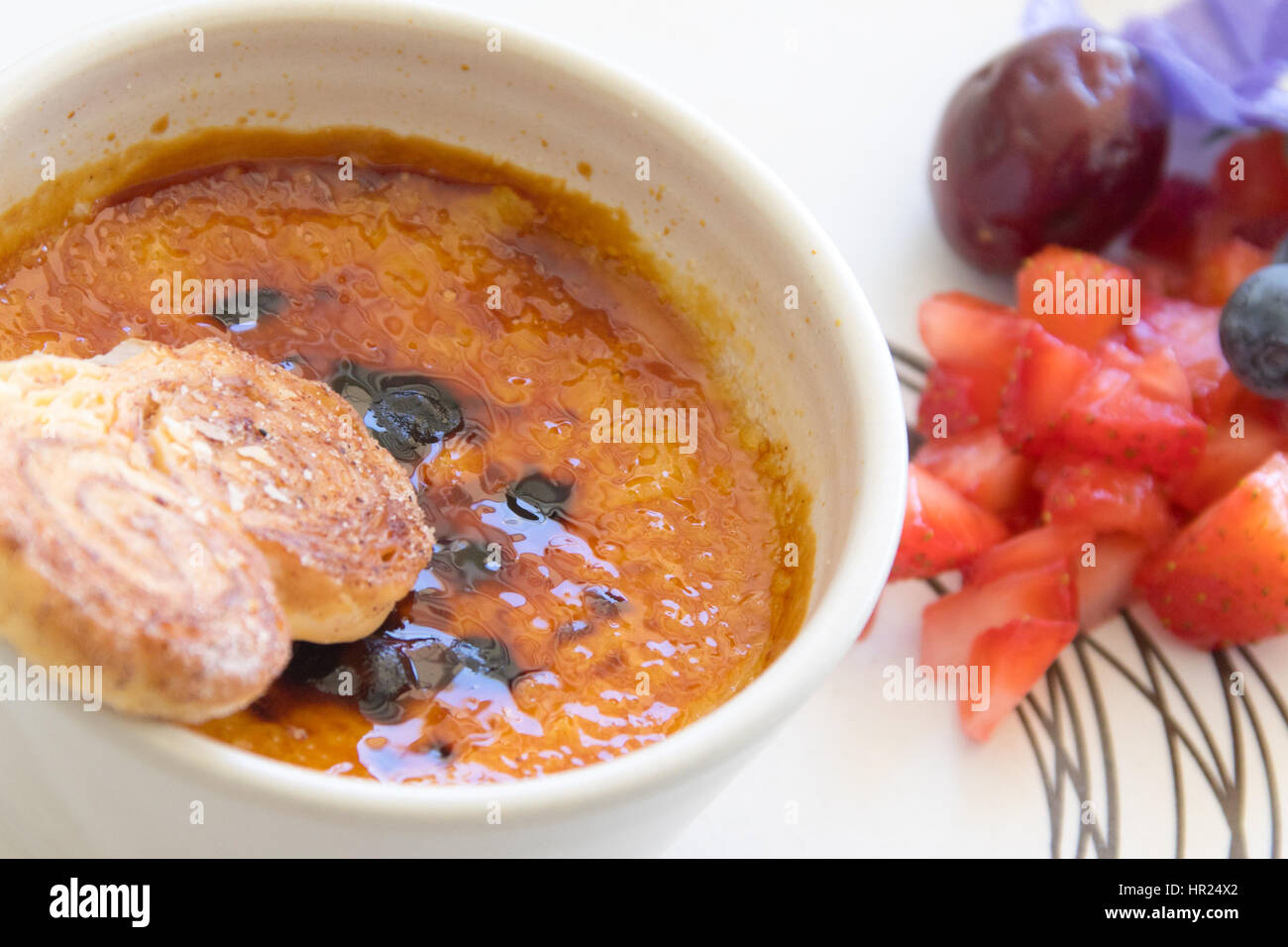 Tonka Bean and Brandy Creme Brulee, La Petite Ferme, Franschhoek, Cape Winelands, South Africa