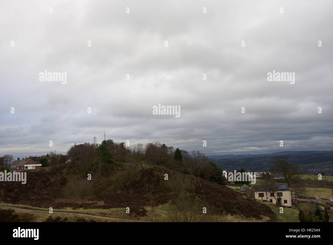 Landscape views from Mow Cop Castle in Stoke on Trent Stock Photo Alamy Landscape views from Mow Cop Castle in Stoke on Trent Stock Photo Alamy