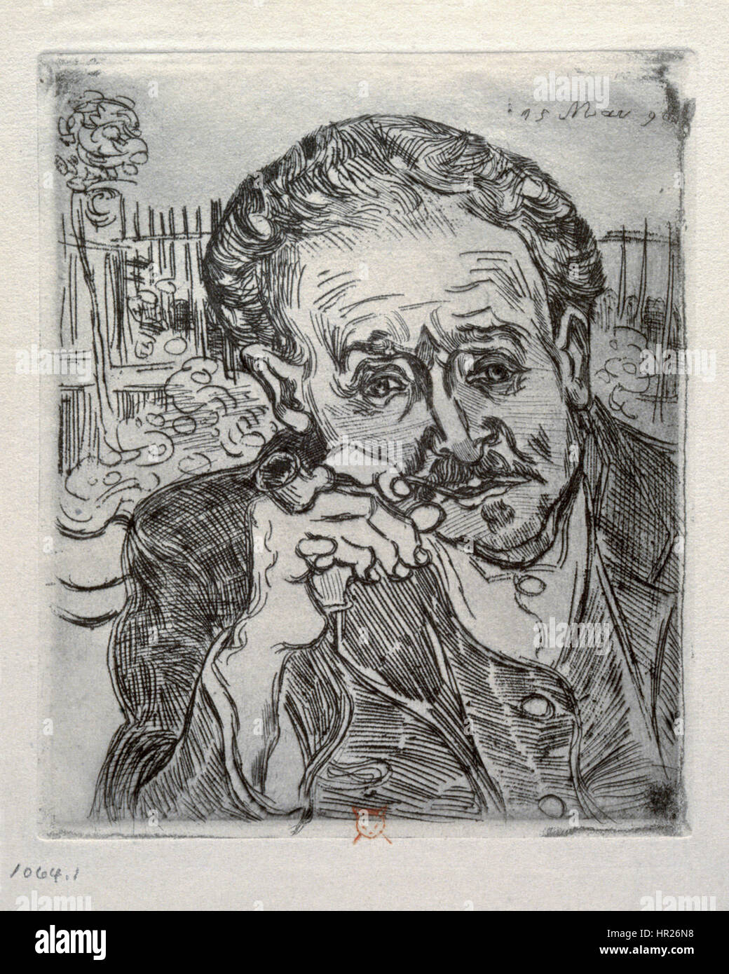 Paul Ferdinand Gachet by Vincent van Gogh Stock Photo Alamy