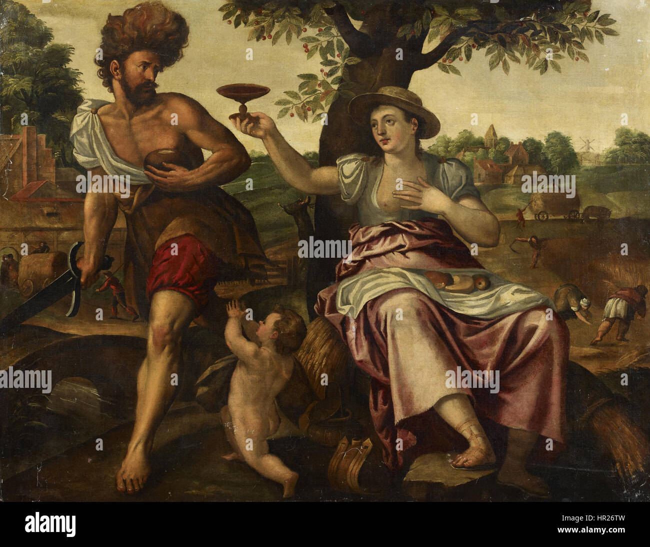 Summer Represents Peter Candid’s 'Allegorie des Sommers' represents the allegory of ...