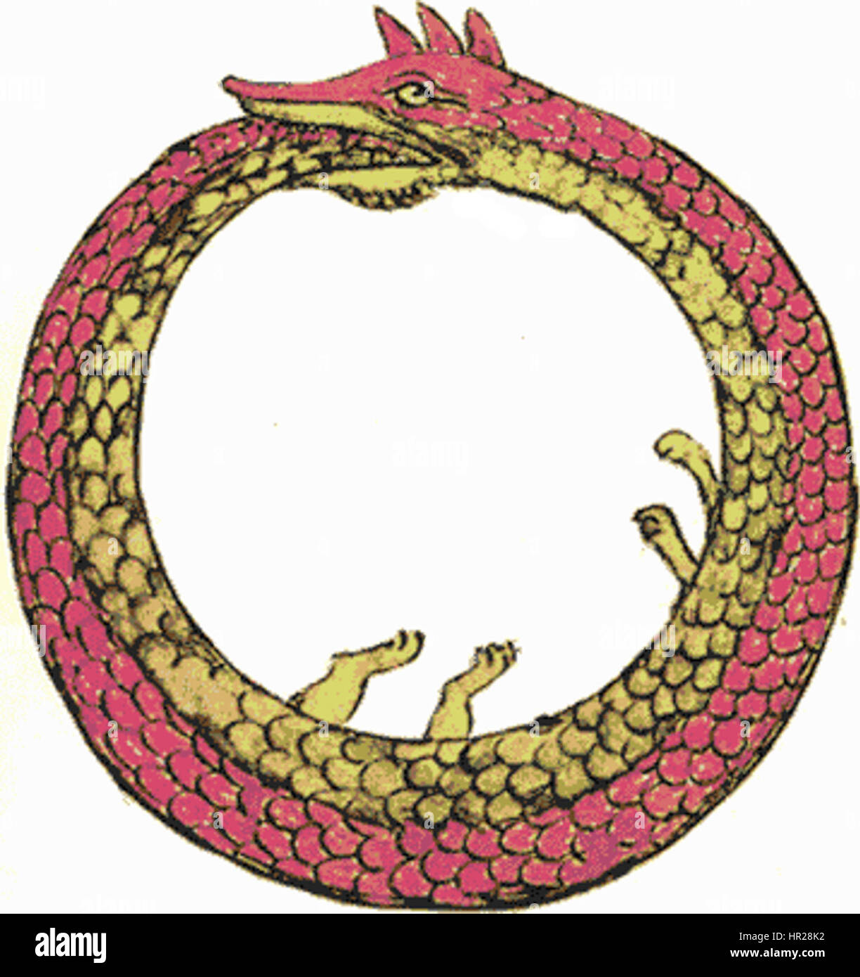 The Ouroboros Is An Ancient Symbol Depicting A Serpent Or Dragon Eating 