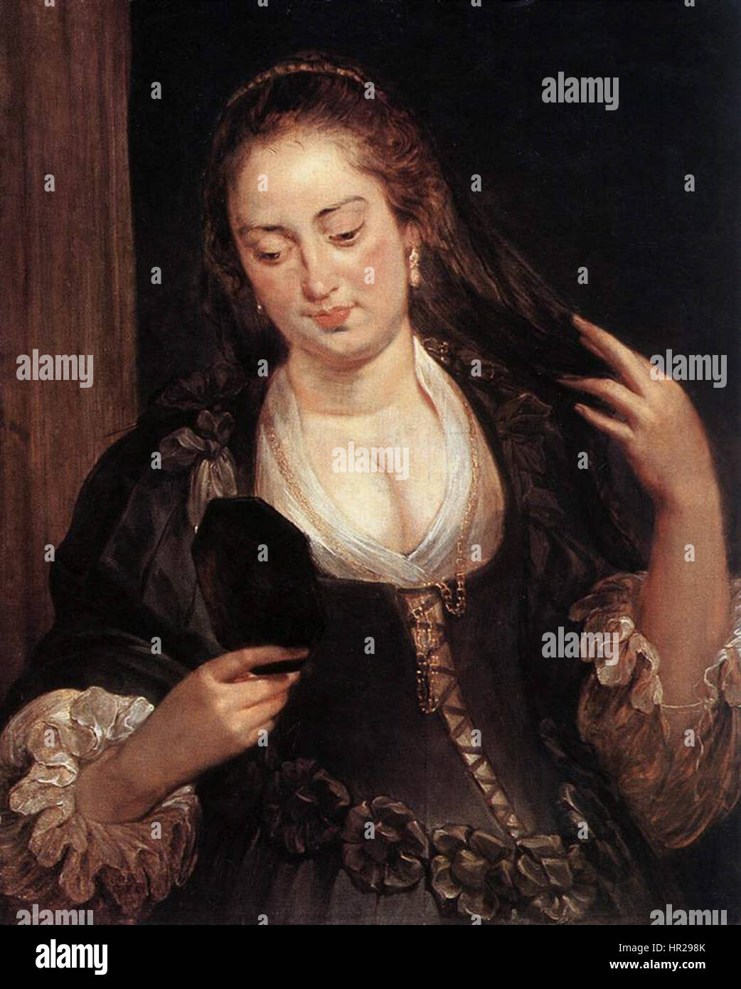 Peter Paul Rubens - Woman with a Mirror - WGA20336 Stock Photo