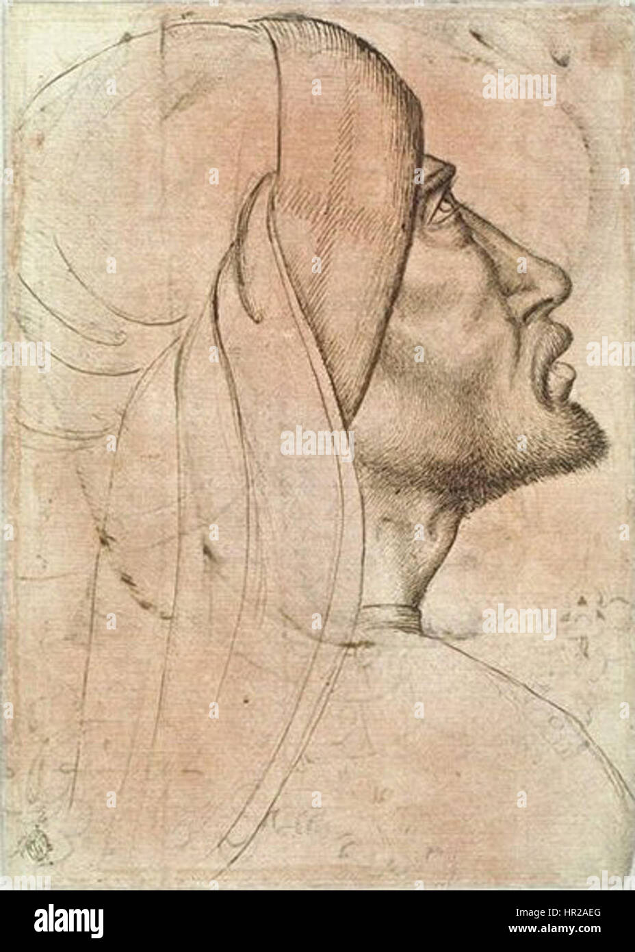 Pisanello - Codex Vallardi 2609 v Stock Photo