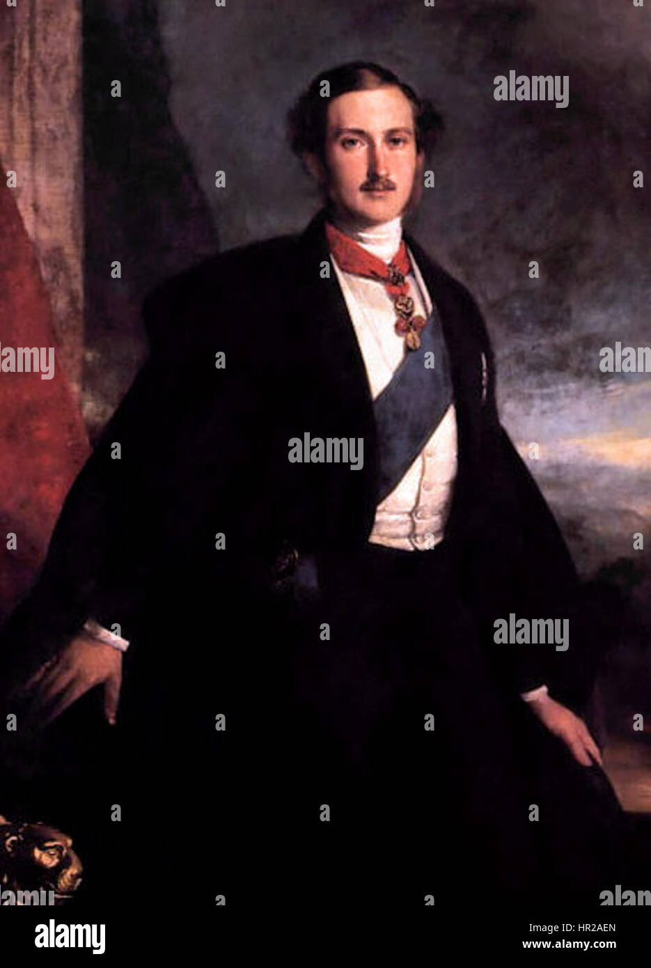 Prins Albert von Saksen-coburg-gotha Stock Photo - Alamy