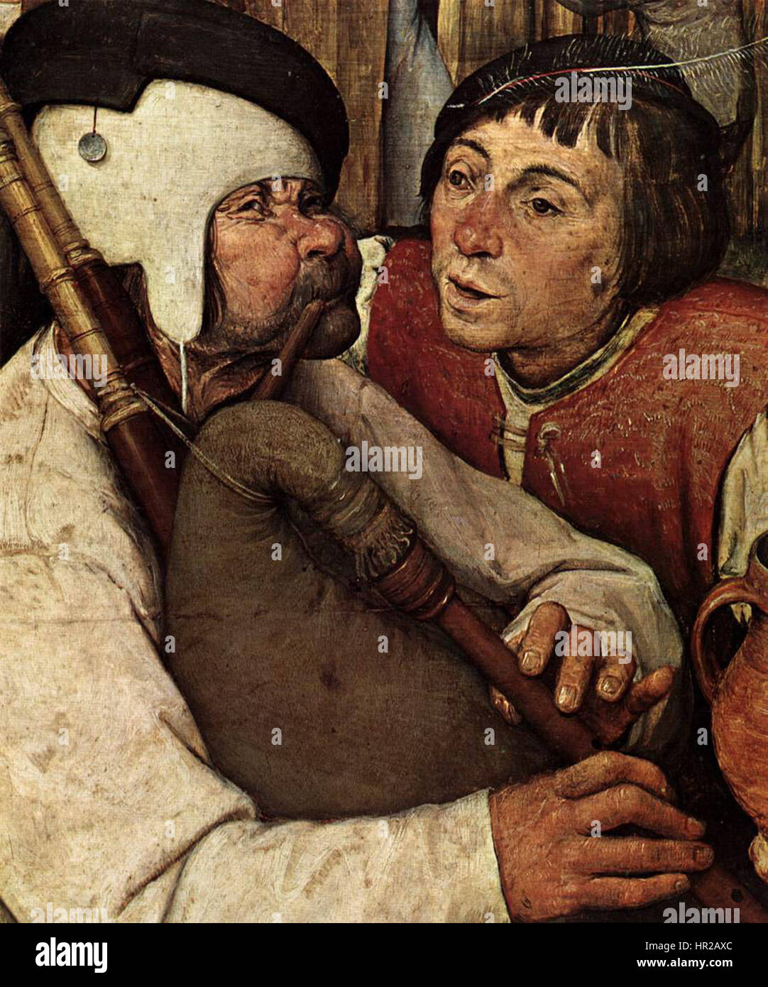Pieter Bruegel the Elder - The Peasant Dance (detail) - WGA3504 Stock Photo