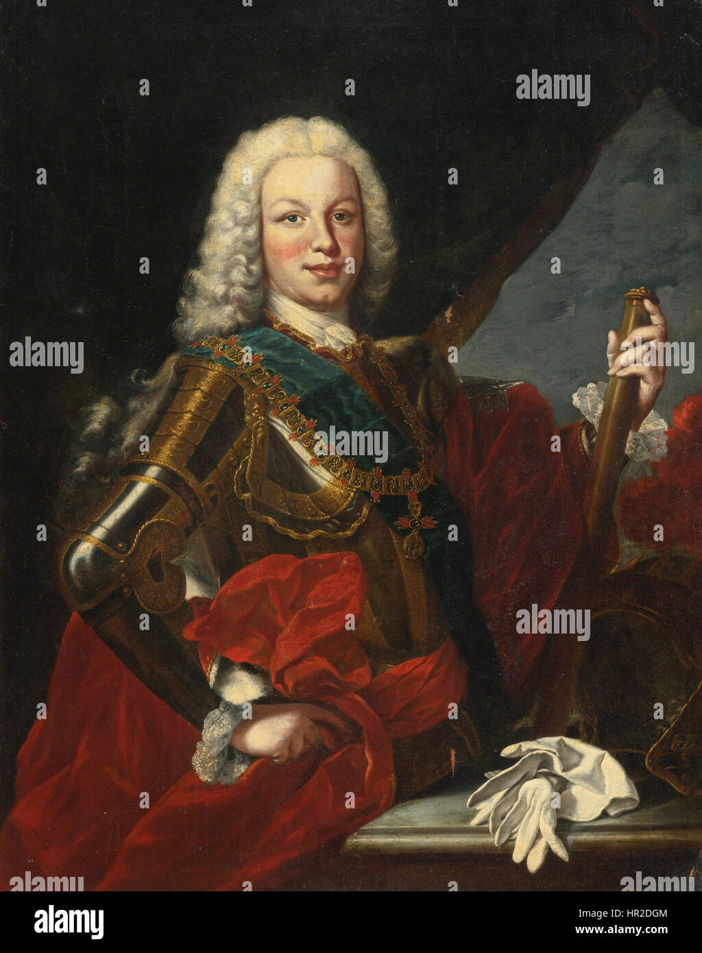 Portrait of King Ferdinand VI of Spain (1713-1759) Stock Photo
