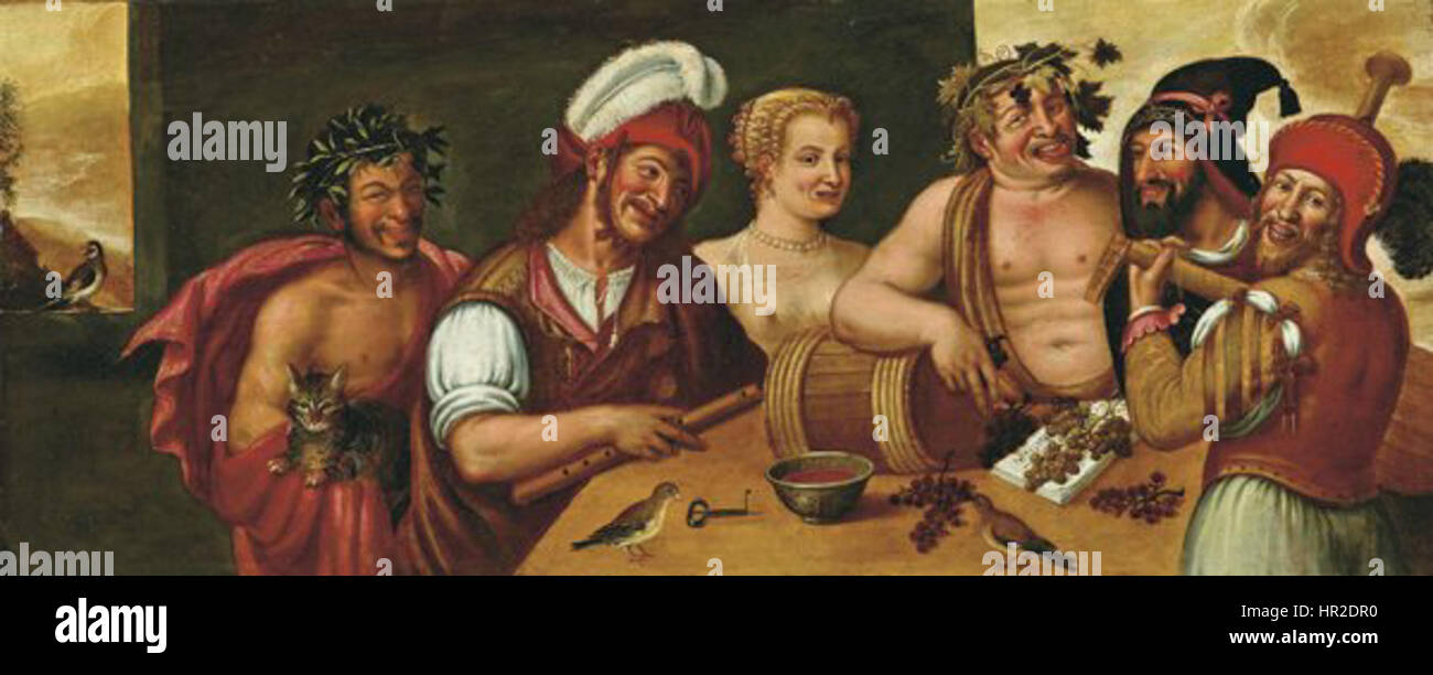 Niccolo Frangipane, Baccanale (2), Collezione Privata Stock Photo - Alamy