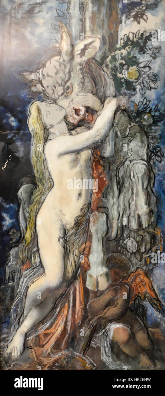 Pasiphae - Gustave Moreau Stock Photo
