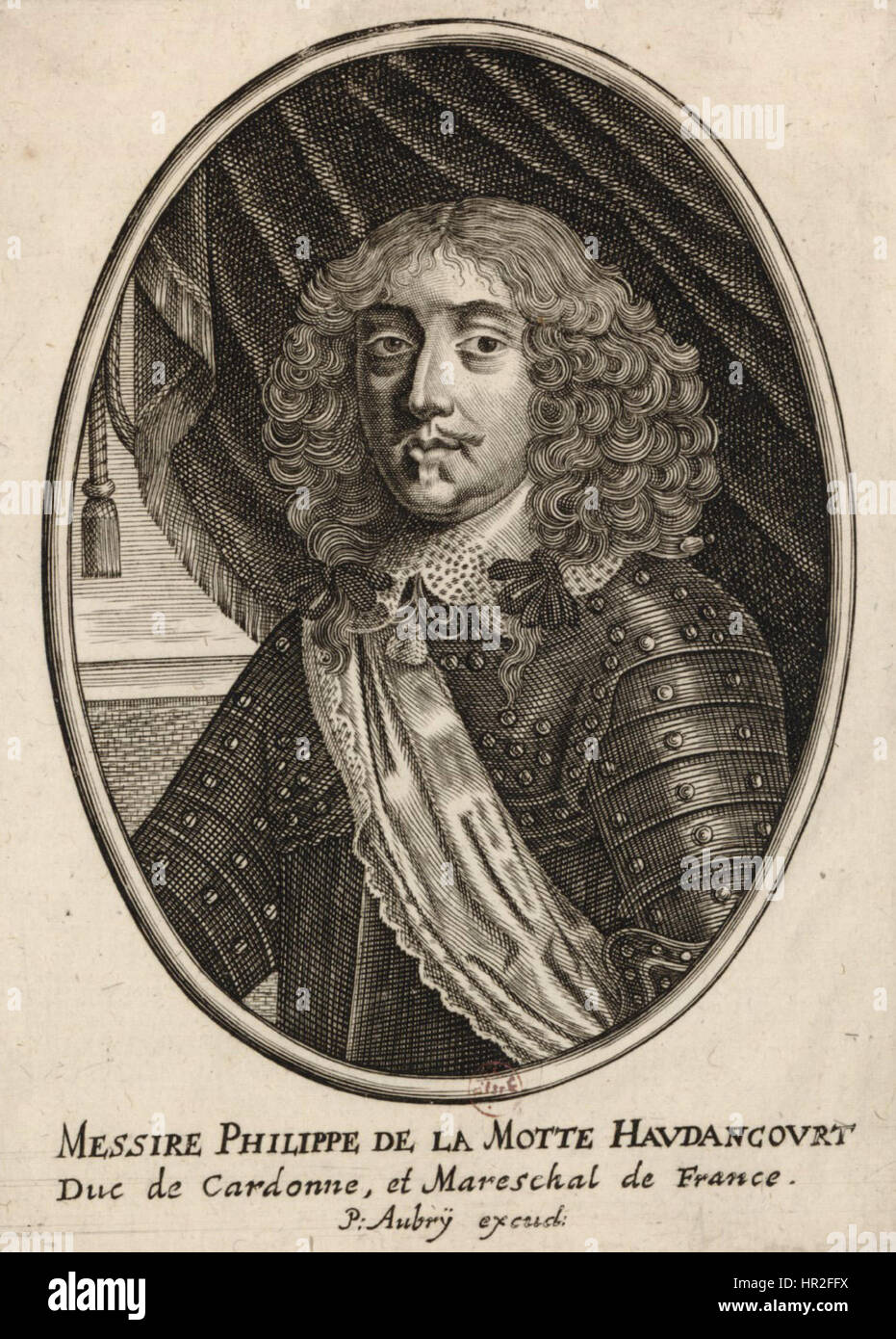 Portrait de Philippe de La Motte Houdancourt Stock Photo Alamy