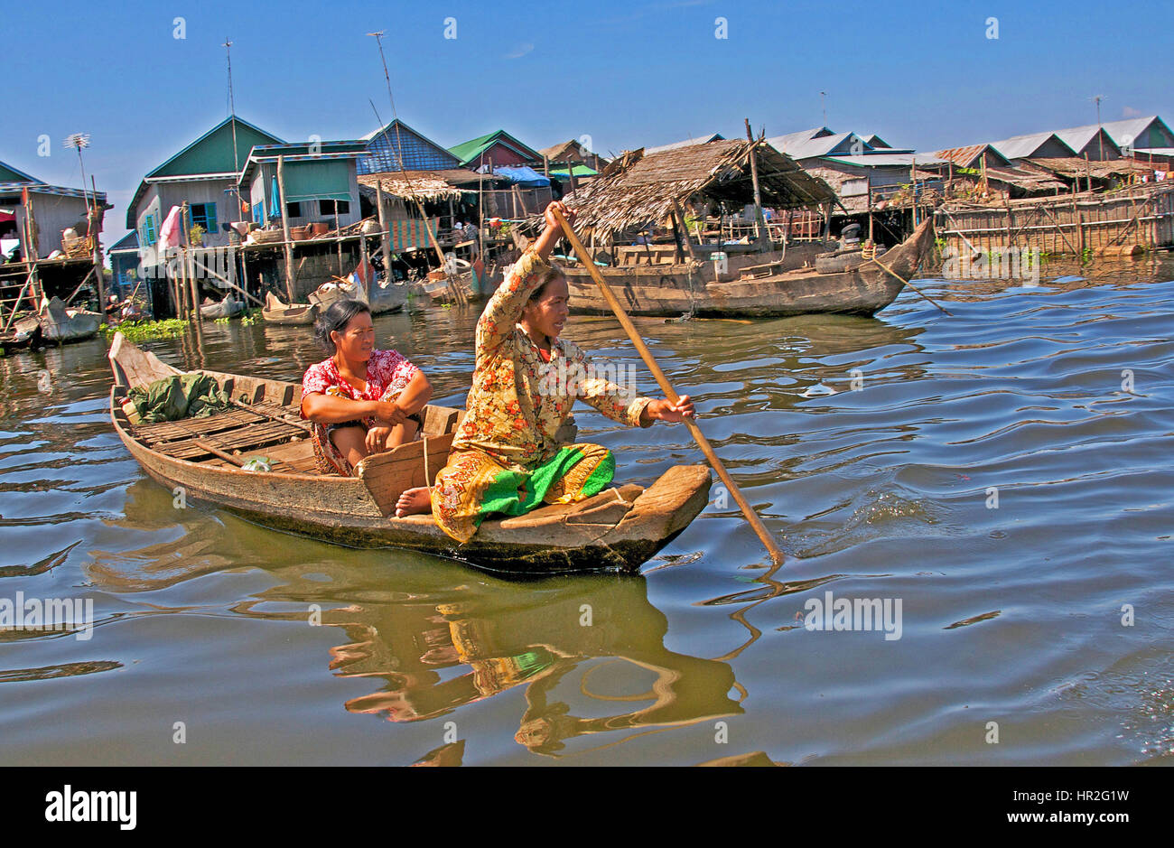Tonle Sap lake, Cambodia Stock Photo