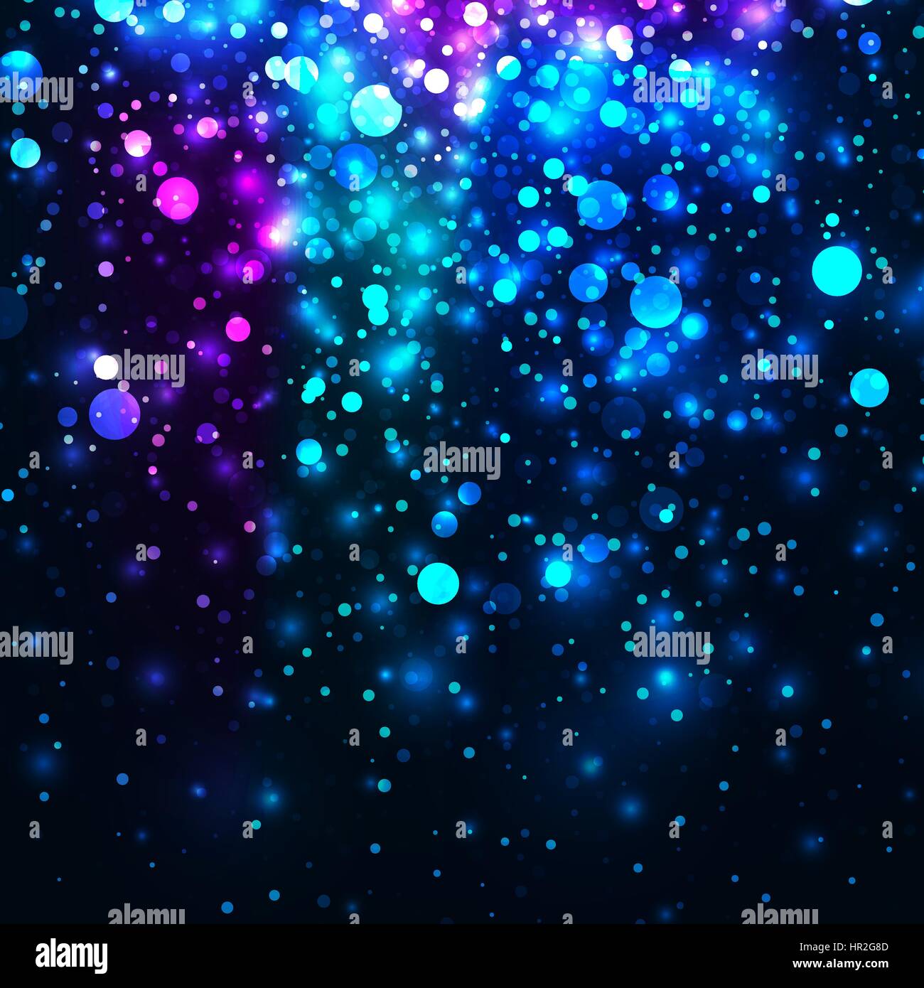 Vector Rainbow Glowing Light Glitter Background Galaxy Magic