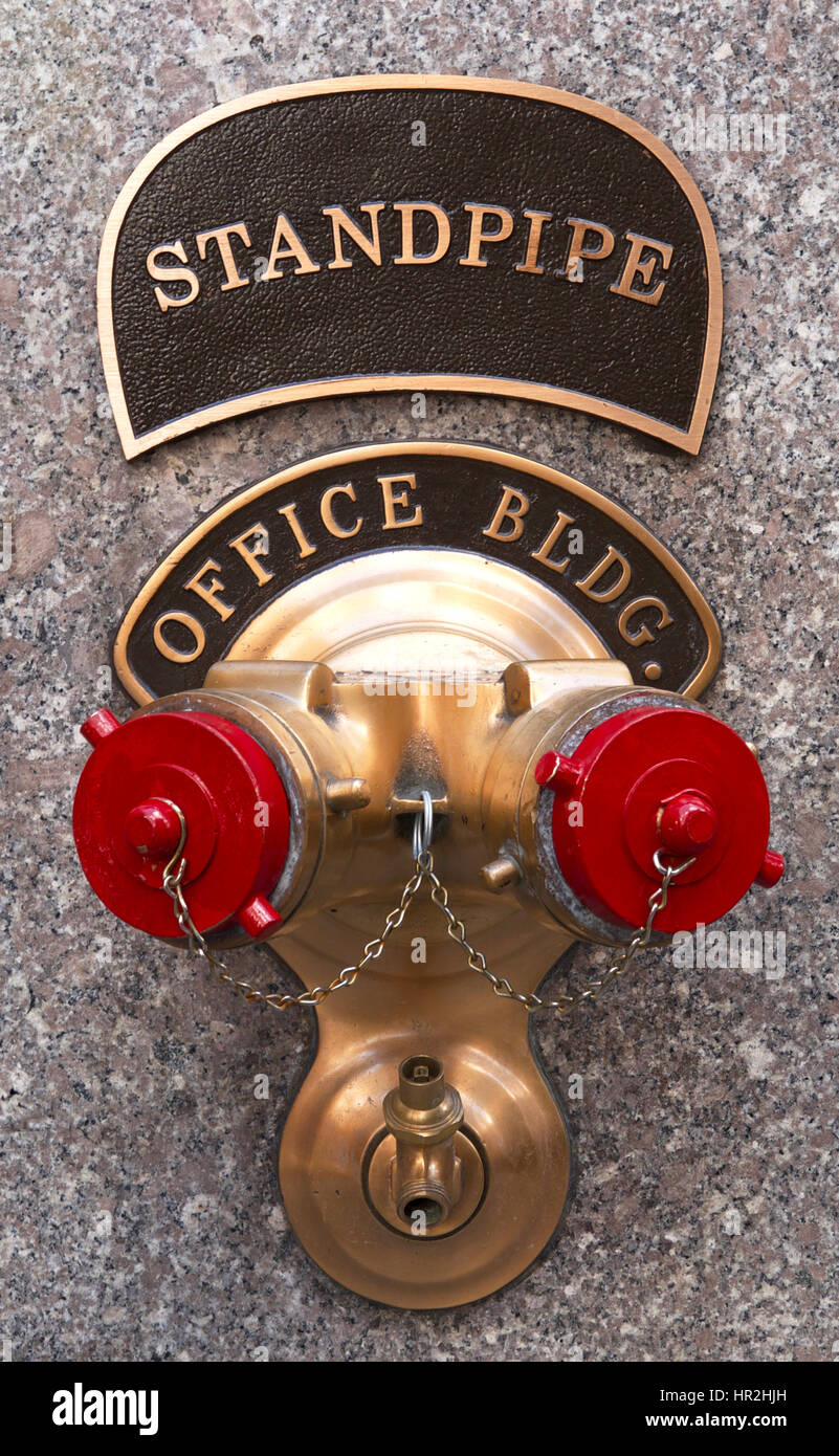 NYC Stand pipe Stock Photo Alamy