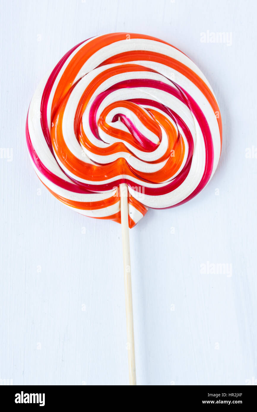 lollipop on a white background Stock Photo