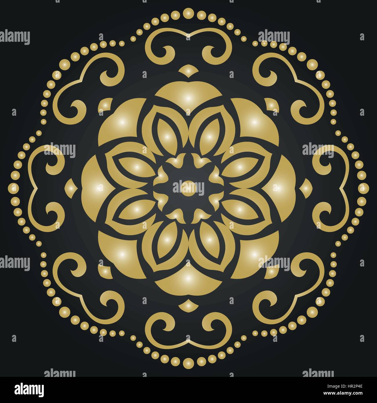 Elegant Vector Ornament in Classic Style Stock Vector Image & Art - Alamy