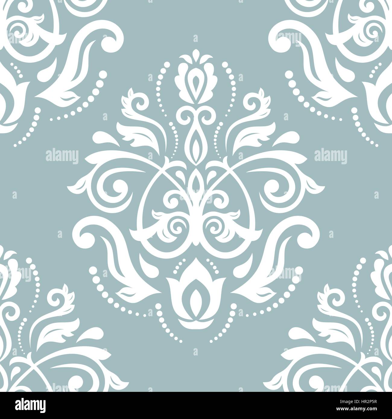 Damask Seamless Vector Background Stock Vector Image & Art - Alamy