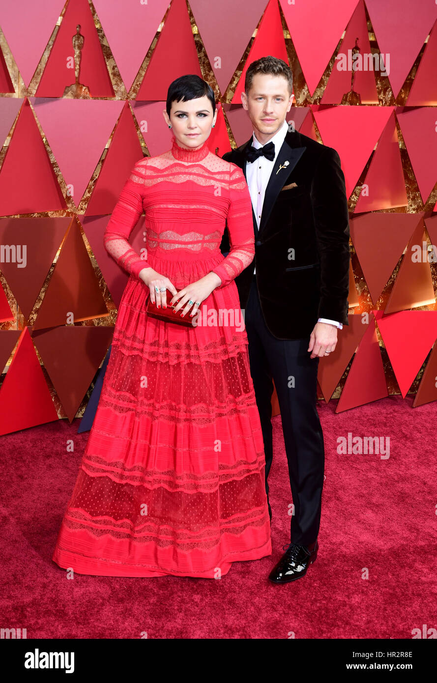 Ginnifer Goodwin And Josh Dallas Arriving At The 89th Academy Awards