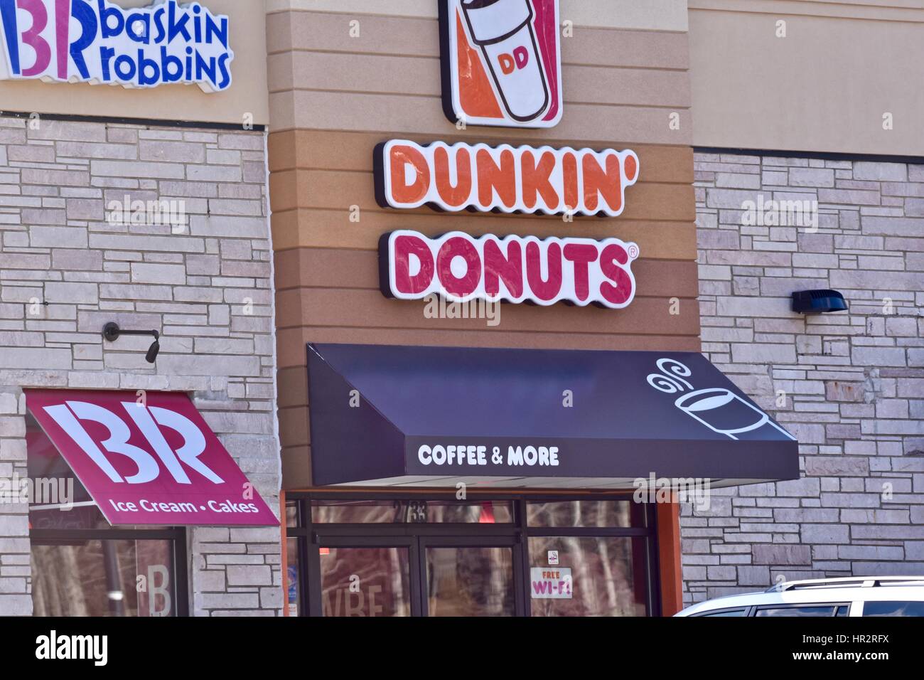 Dunkin' Donuts Stock Photo