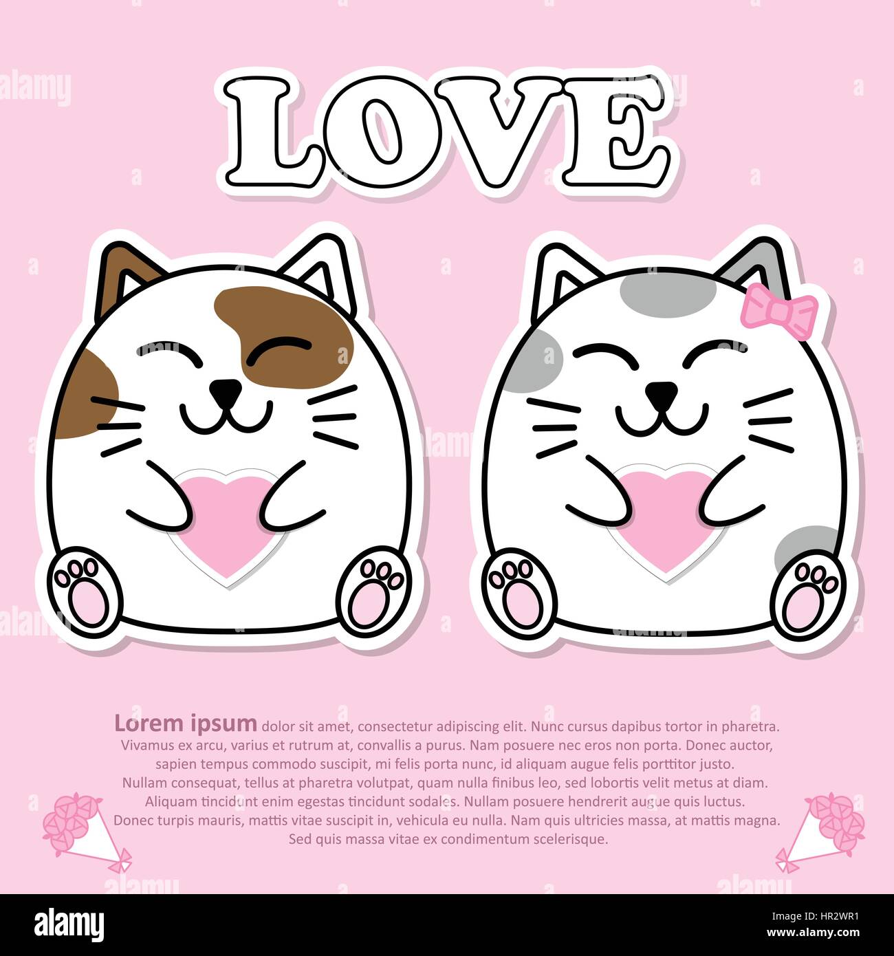 cute couple of cats icon over white background vector illustration Stock  Vector Image & Art - Alamy