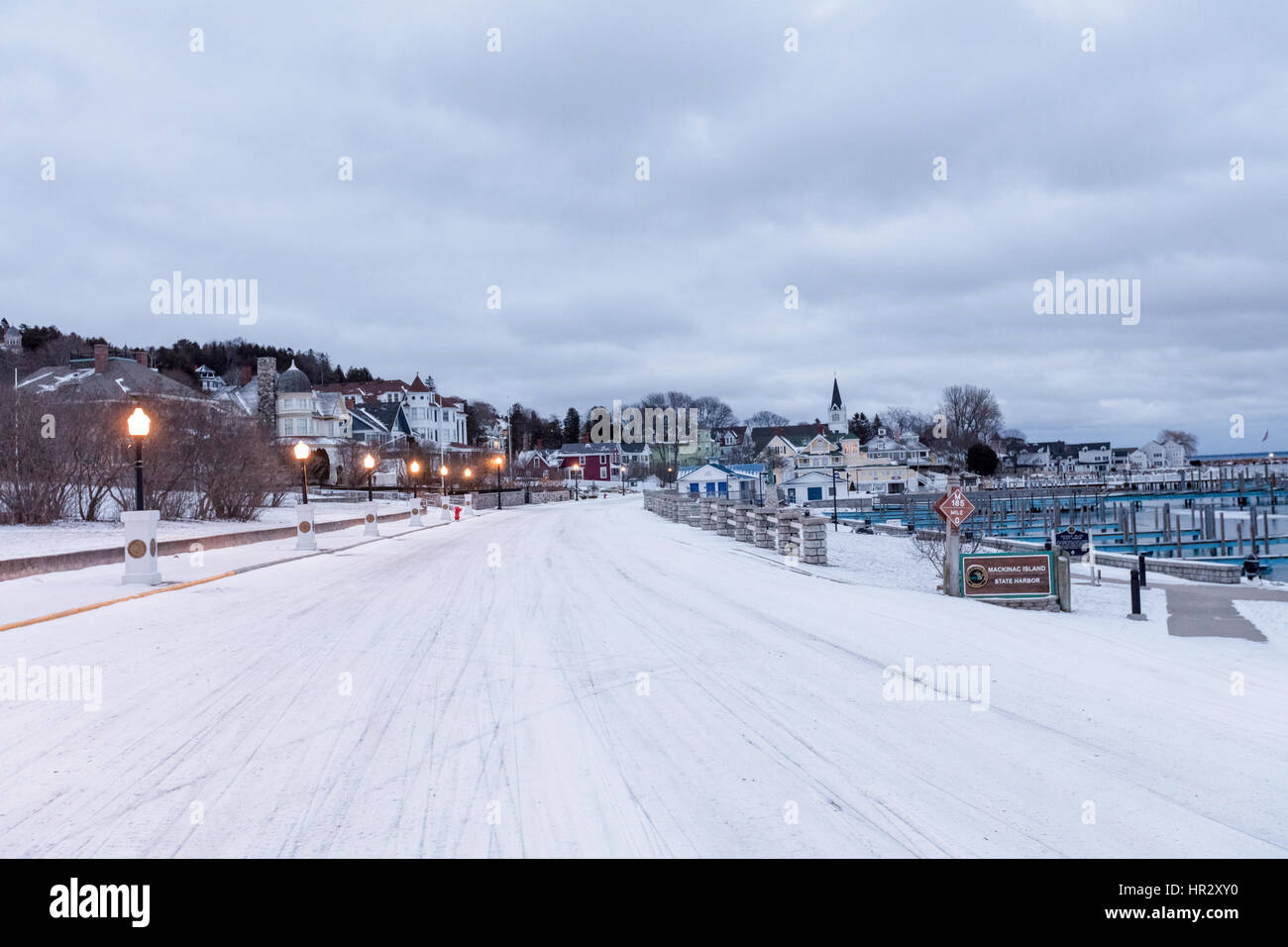 Mackinac Island is a city in Mackinac County in the U.S. state of Michigan. Photographed in the