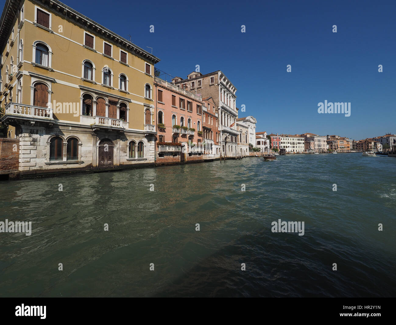 The Canal Grande (meaning Grand Canal) in Venice, Italy Stock Photo Alamy