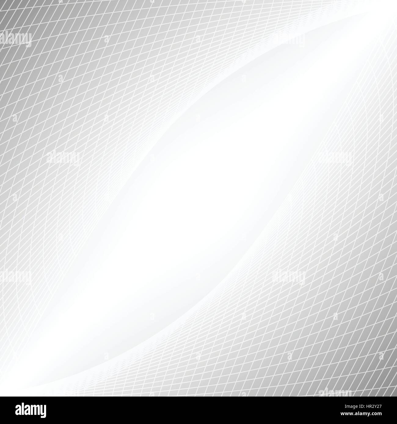 White grid abstract in perspective concept on grey background vector ...