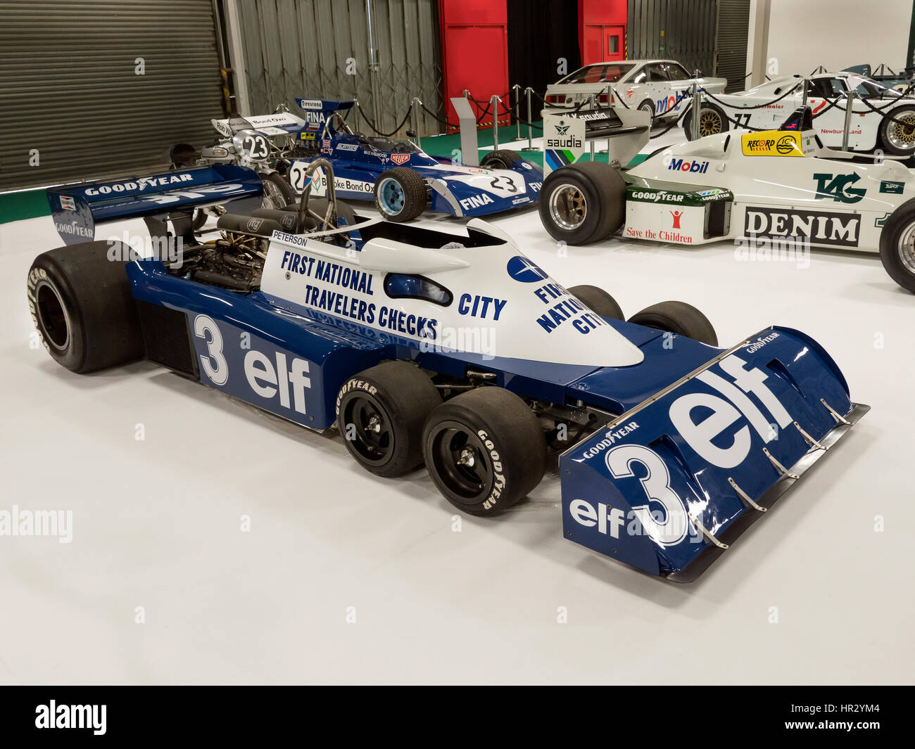 Ronnie Peterson Tyrrell F1 car at Race retro Stock Photo