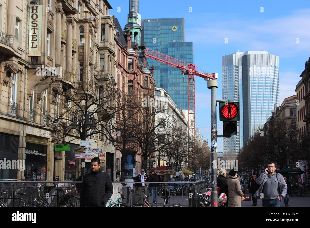 The city of Frankfurt under the Sun Stock Photo - Alamy