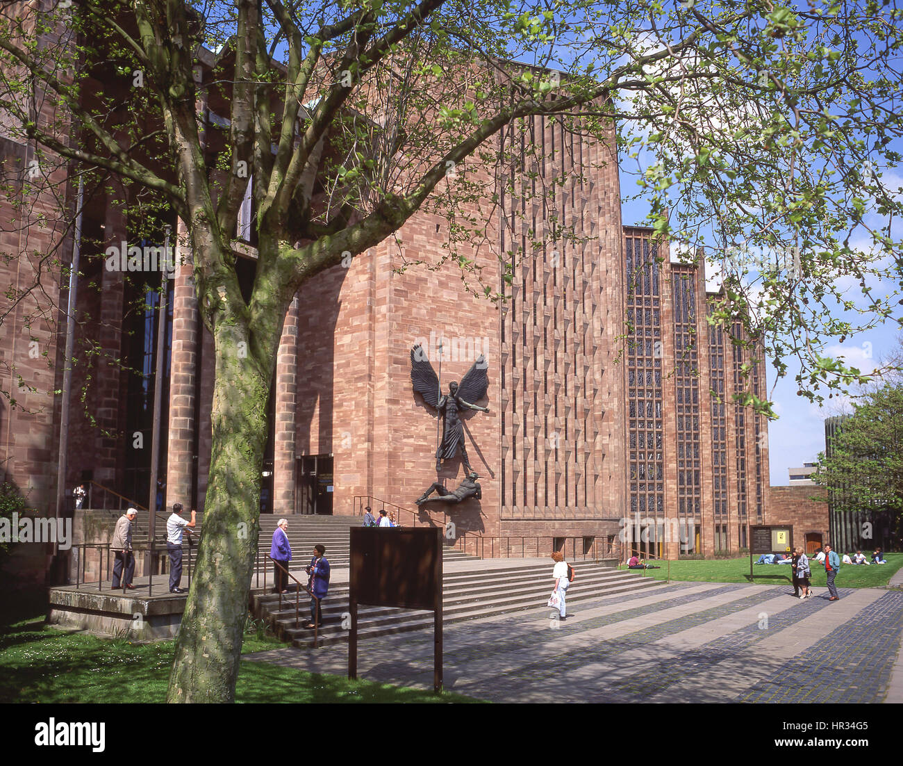 New Coventry Cathedral, Priory Street, Coventry, West Midlands, England, United Kingdom Stock Photo