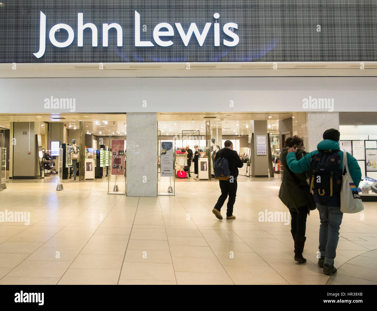 John Lewis store in Eldon Square, Newcastle upon Tyne, England. UK