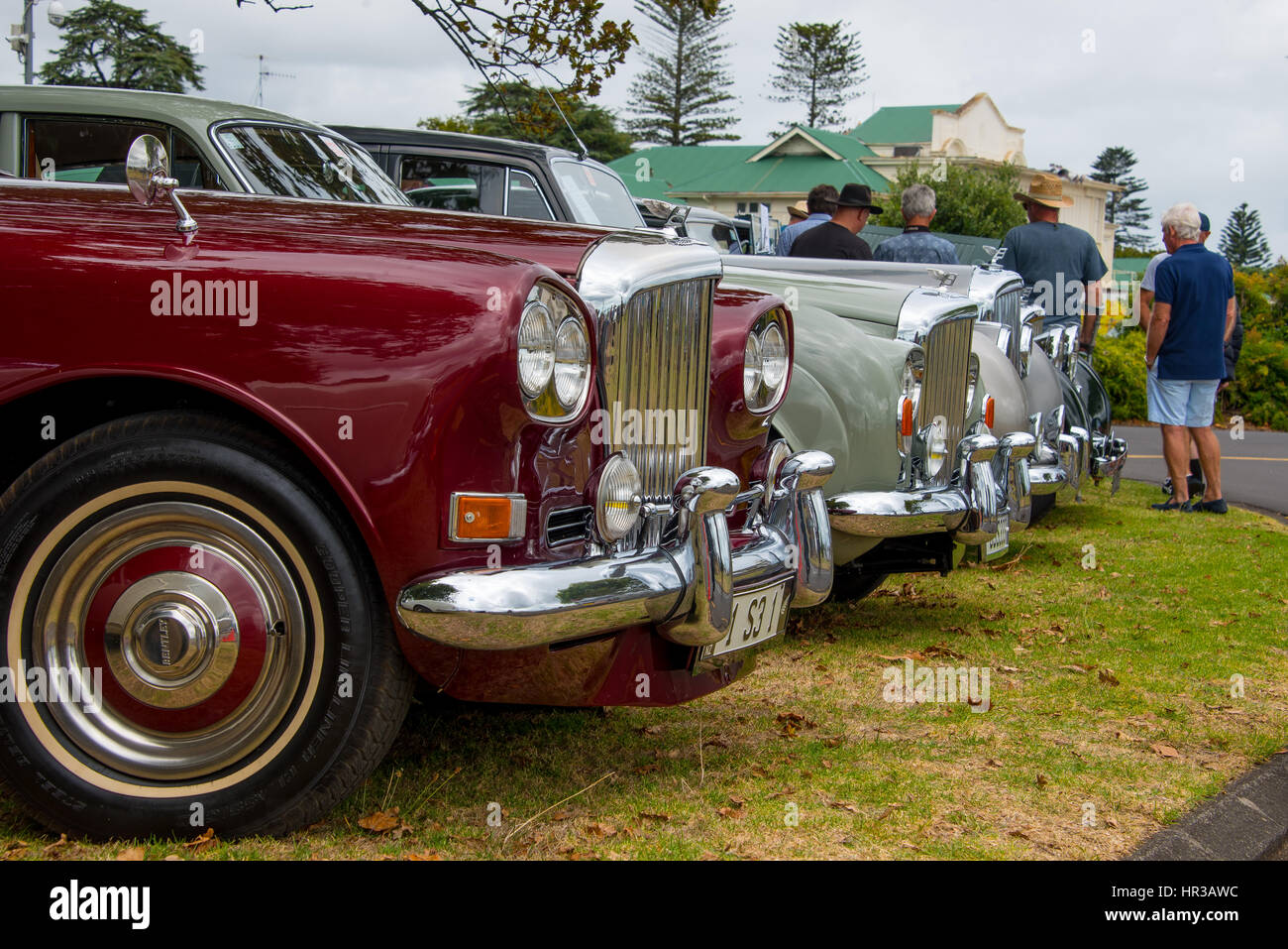 Caddilac classic cars lineup. Ellerslie Classic Car Show, Feb 12, 2017