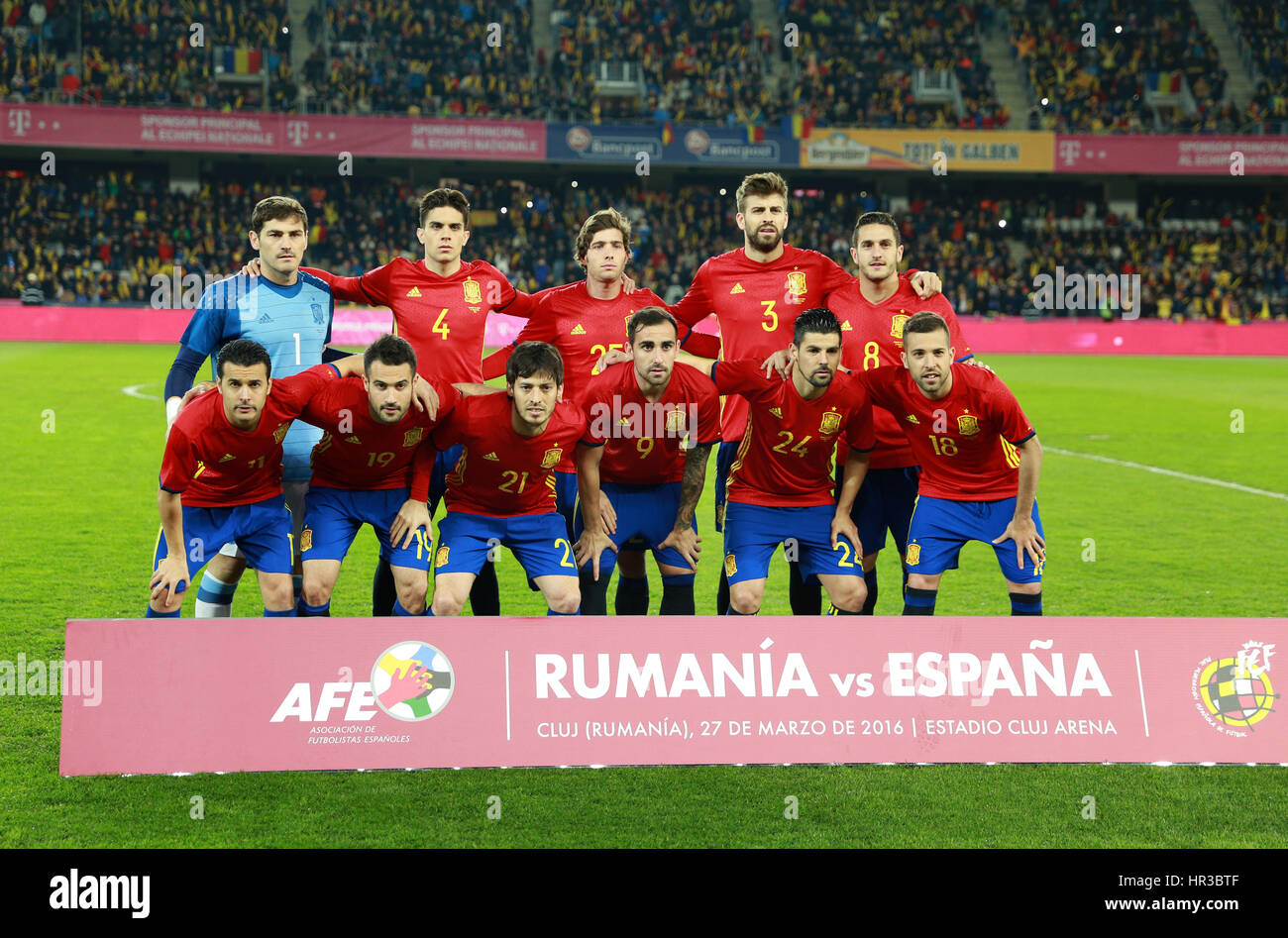 Spanish national football team captain hi-res stock photography and