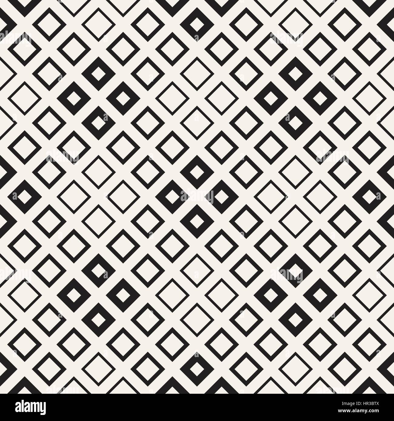 Repeating Geometric Rectangle Tiles. Stylish Monochrome Lattice. Vector ...