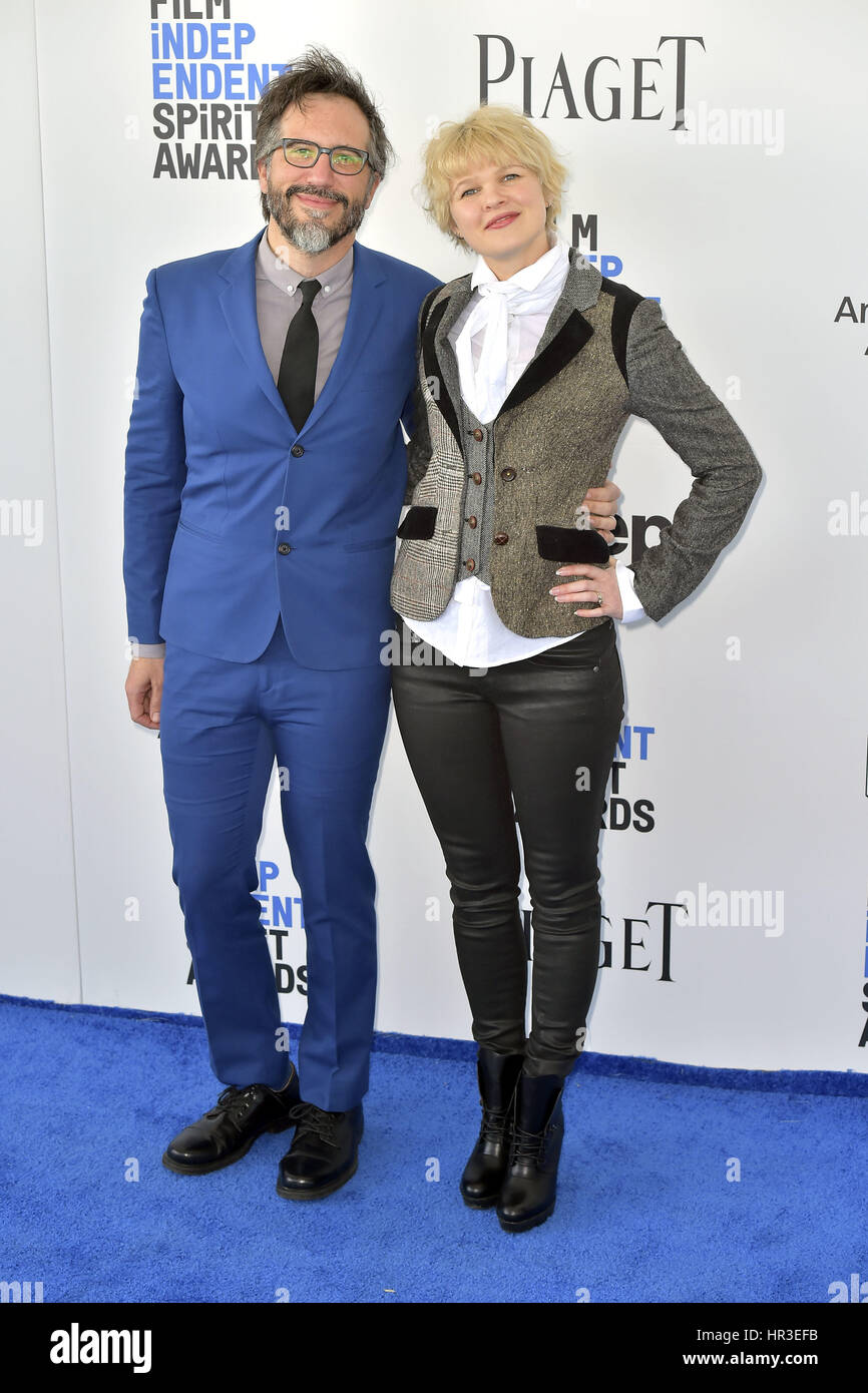 Charles Spano and Claire Carre attend the 32nd Film Independent Spirit  Awards 2017 at the Santa Monica Pier on February 25, 2017 in Santa Monica,  California. | usage worldwide Stock Photo - Alamy